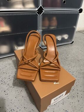 GIA x RHW Rosie 2 sandal heels nude